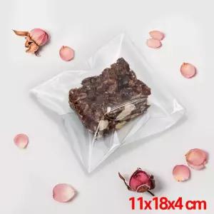 (11x18x4 200매) 투명 포장지 OPP 접착식 봉투/포장/용품/간식/쿠키/빵집/사탕/식품/밀봉/선물/마카롱/팬시