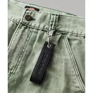 (국내매장정품) DICKIES 카우 레더 스트랩 키링 Black DIKU242LASG004BK 163767
