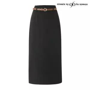 [롯데백화점]르샵. 데일리 모던 벨티드 H라인 스커트 (NQ1WH001L0)