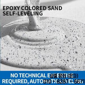 1kg 고광택 대리석 효과 에폭시 바닥 코팅 실내 및 순수 자연 미끄럼 방지 페인트