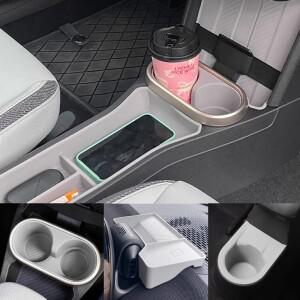 미니 소형 쿠퍼 S F65 F66 실리콘 차량 컵홀더 센터 콘솔 정리함 미끄럼 방지 음료 삽입 자동차 액세서리