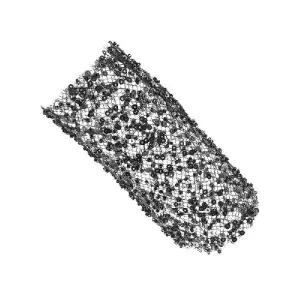 마리아 칼데라라 비즈 장식 메시 소재 손가락 없는 장갑 2S053J BLACKNETBEADS TP97