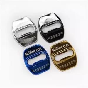 올뉴 쏘렌토 크롬 도어스트라이커 커버 몰딩 가드 엠블럼 도어락 튜닝 악세사리 용품