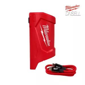 밀워키 M12 TC2-0 여행용 충전기II (USB-C타입 케이블 포함)