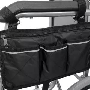 의자 보행기 팔걸이 사이드 포켓 보조가방 다용도 주머니 사이드포켓정리함 컵홀더 보조포켓 휠체어 캠핑