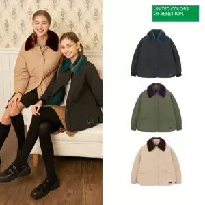 [베네통]베네통 리버시블 패딩점퍼 1종