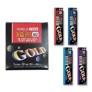 동아 골드 502 샤프심세라믹 2B 0.5 70mm 24pcs 12개