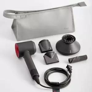 (색상 그레이(N86)(BN-DS001))헤어 드라이어기 전용 보관 PU 가죽 핸드 파우치 가방