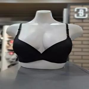 [보디가드] 보디가드 멜란지 베이직 블랙 브라BGWBY593