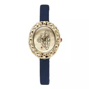 [하프클럽/비비안웨스트우드]비비안웨스트우드 VV005CMBL 로코코 여성 가죽시