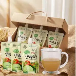 유기농 토마토 양배추즙 국내산 100% 저온착즙 프리미엄 건강즙 20포, 2개