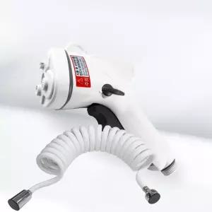 세종-스프레이건(W)+드림-꼬부리줄(3.5m)샤워건 욕실청소 청소건 화장실 화이트 샤워 세트 분사건 물분사건