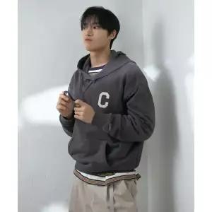 (국내매장정품) 커버낫 COVERNAT [추영우 ]C 로고 후디 Charcoal CO2503HD03CH 236095