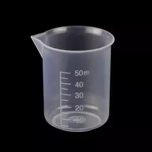 50ml 계량컵 투명 용품 이커 플라스틱 비커 기구