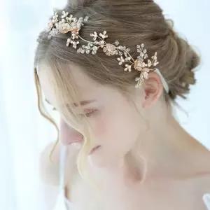 셀프웨딩 촬영 소품 플라워 화관 머리띠 헤어밴드 셀프웨딩 촬영소품 화관 브라이덜샤워