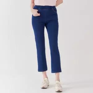 [지센] [에센셜] 저지 스판 풀밴드 슬림 데님팬츠 LCDPP471_IN