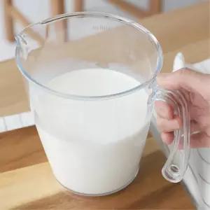 눈금표시 투명 플라스틱 계량컵 1000ml 거품 이유식준비물 베이킹용컵 도구 조리
