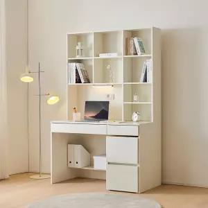 플로이 LED 몰입형 정면책상 세트 1200 + 2단서랍장 DF927900