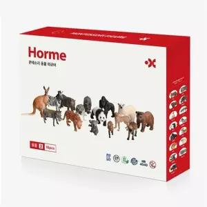 [호르메] 몬테소리 동물피규어 동물2 세트 15pcs