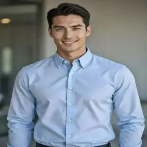 교복의신 나라미 남학생 슬림핏 와이셔츠 구김 적은 편안한 셔츠