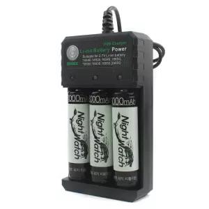 리튬이온 배터리 충전기 USB 3구 밧데리 18650 26650 18650배터리 충전 기 카메라 캠코더