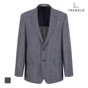 [TREMOLO] 린넨혼방 체크 포멀자켓_TGBFFXS2516