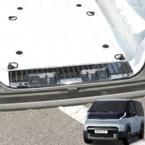 PV5 카고 전용 튜닝 트렁크범퍼 크롬 커버 몰딩