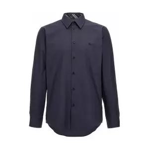 [버버리][명품] 버버리 코튼 슬림핏 인디고 남성 셔츠 8105133