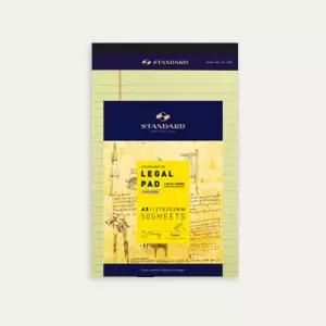 스탠다드 리갈패드 A5 옐로우 50매 1권 연습장