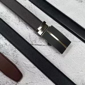 교체용 소가죽 벨트끈 자동벨트용 110cm/허리띠/여분/리필/간지/가죽띠/신사/슈트/바지/남자/학생/아빠/패