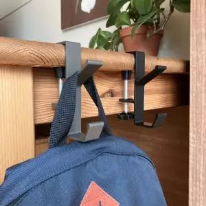 가방걸이 가방거치대 사무실 휴대용 책상가방걸이