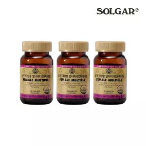 솔가 여성용 멀티비타민 미네랄 30정, 3개(26년 8월)