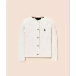 빈폴 키즈 BEANPOLE KIDS Essential 여아 클래식 케이블 가디건 아이보리 BI615AGE20 442953