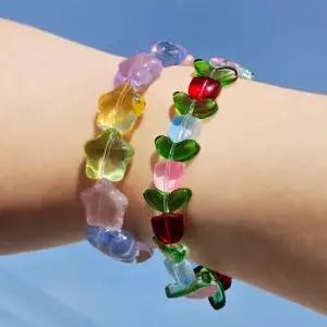 봄 구슬 컬러 유리비즈 별비즈 튤립 꽃 파츠 부자재 재료 DIY 팔찌 스트랩