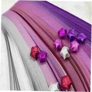 별종이 세트 퍼플 학알접기 별만들기 학알만들기