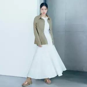 셀렙샵 에디션 26SS 코튼100 자수 티어드 스커트