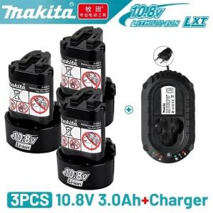 원래 10.8V BL1013 BL1020 마키타 배터리 3.0Ah 충전식 교체 TD090D LCT203W 전원