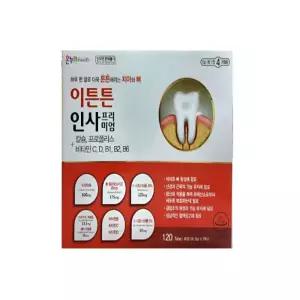 온누리 이튼튼 인사 프리미엄 잇몸 튼튼 아보카도 프로폴리스 흔들리는 고민 칼슘 120정 x 1박스