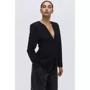 HM 브랜드관 칼라리스 아워글라스 재킷 블랙 1316108001