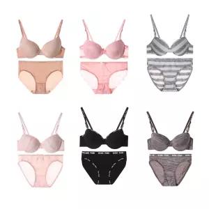 윙크핑크/시크릿 랜덤박스 심플 브라팬티 세트(브라2종 팬티2종_총4종/면(cotton)