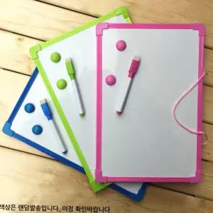 붙이는칠판 사무실 학원 색상랜덤 미니 화이트보드 메모 15x20cm