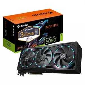 GIGABYTE AORUS 지포스 RTX 5080 MASTER D7 16GB 피씨디렉트 E
