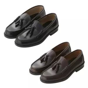 하루타 907 태슬 로퍼 구두 남성 블랙 브라운 3E