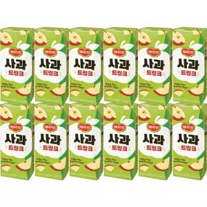 델몬트 사과 드링크 190mlx32개