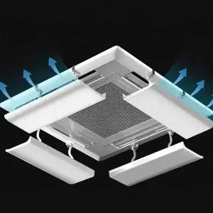 실내 바람분산 천장형 에어컨 날개 윈드커버 바람막이 윈드플렉스