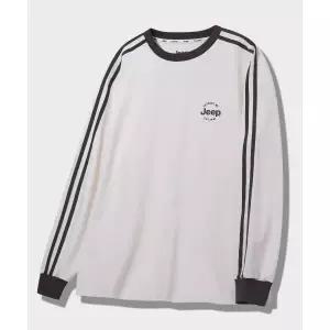 매장정품 JEEP 지프 트랙 롱슬리브 티셔츠 (JQ5TSU031IV) JQ5TSU031IV 1344712