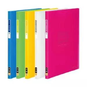 청운 칼라칩 클리어화일 20매PP하늘 A4 (30개입) 사무파일 파일정리