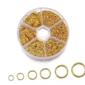 악세사리 부자재 핸드메이드 연결링 뜨개용 수공예 재료 공예용 열쇠고리 용연결링 뜨개질 귀걸이 보관함