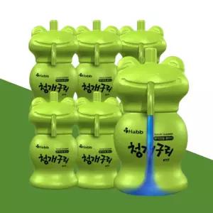하비비 청개구리 자동 변기세정제 120g 6개 물내림 세정