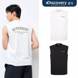 [디스커버리][25SS] [디스커버리] 프레시벤트 남성 백레터링 슬리브리스 2종 택1